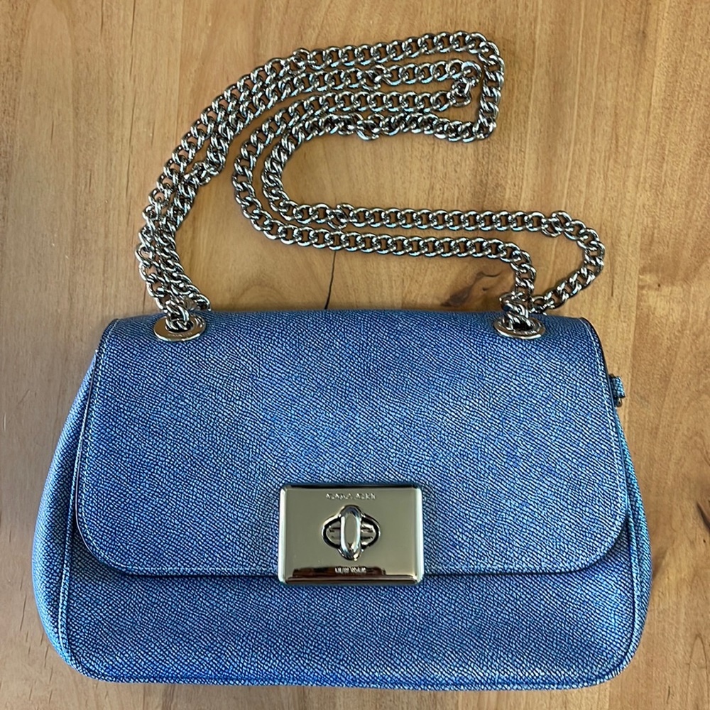 Coach F54671 Cassidy crossbody blue pebble